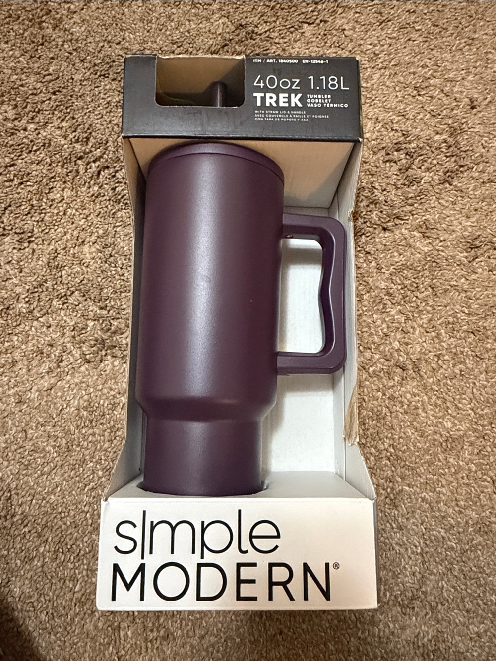 40oz Trek Travel Mug - Plum